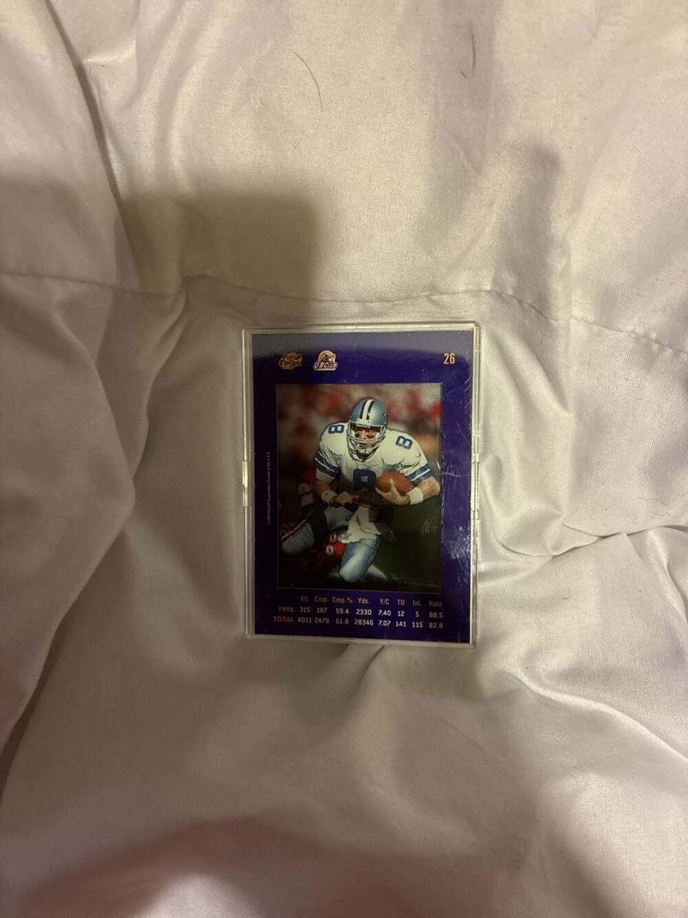 1999 Playoff Absolute SSD Troy Aikman Football Card #26